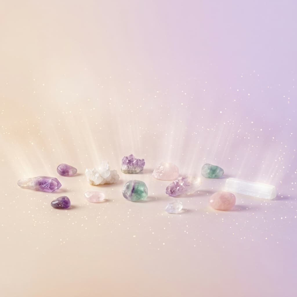Crystal quiz background