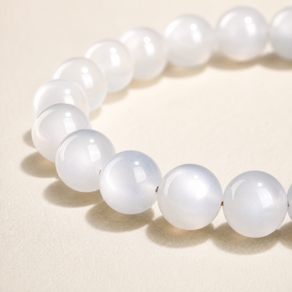 White Moonstone Bracelet