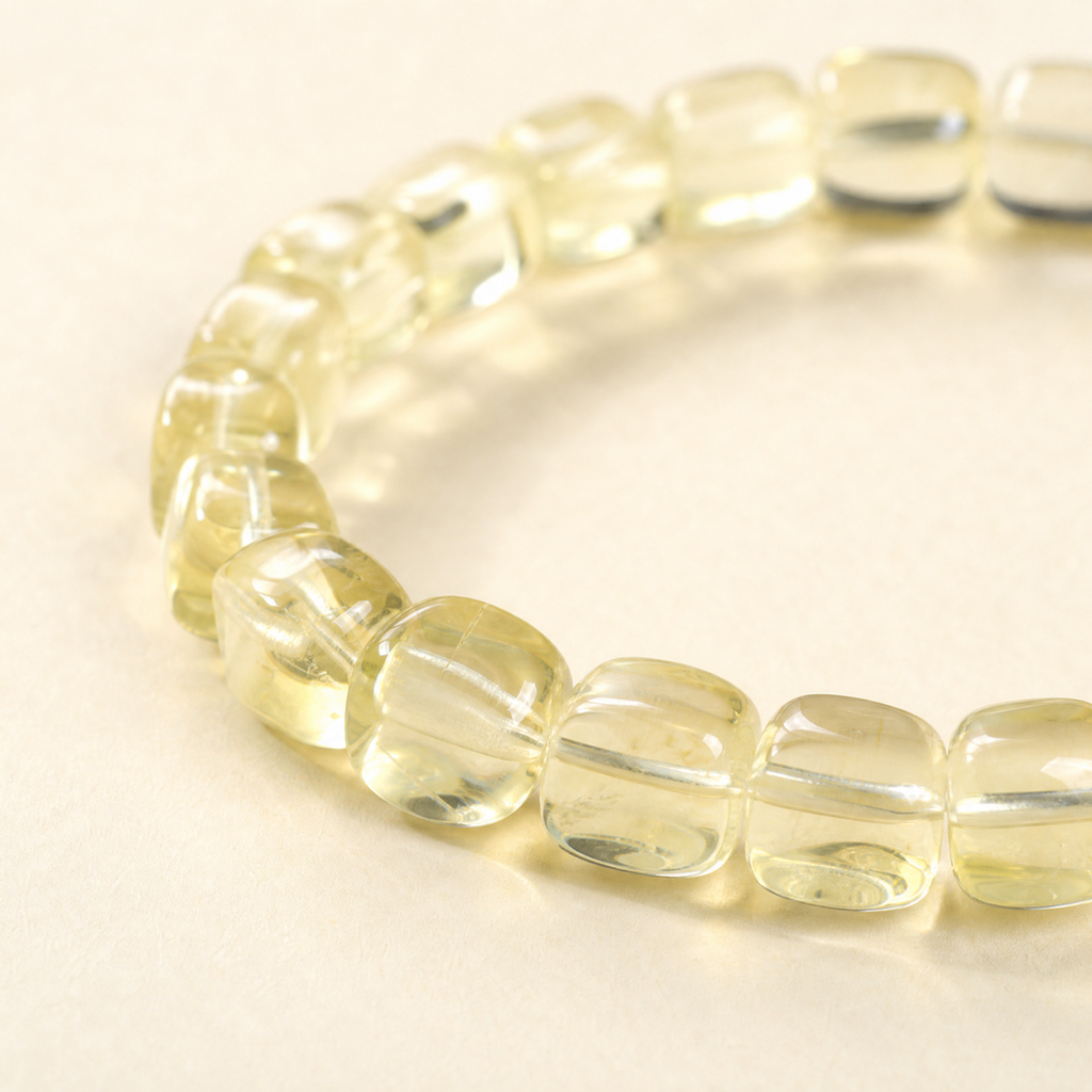 Citrine Candy Bean Bracelet