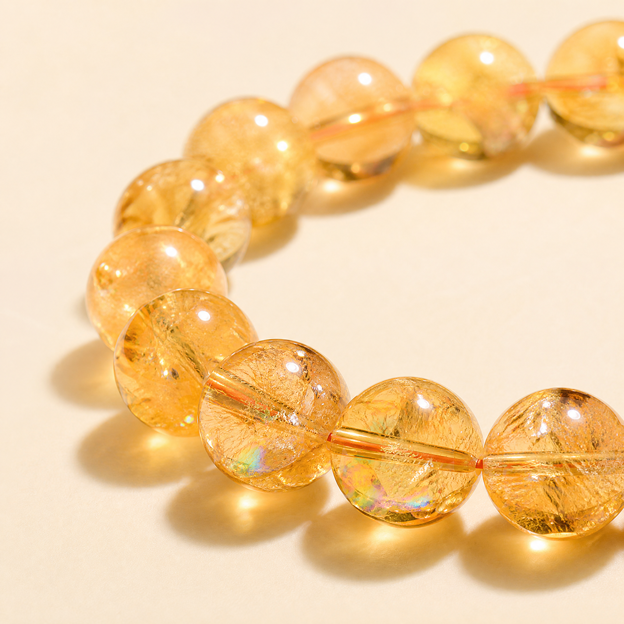 Yellow Azeztulite Bracelet
