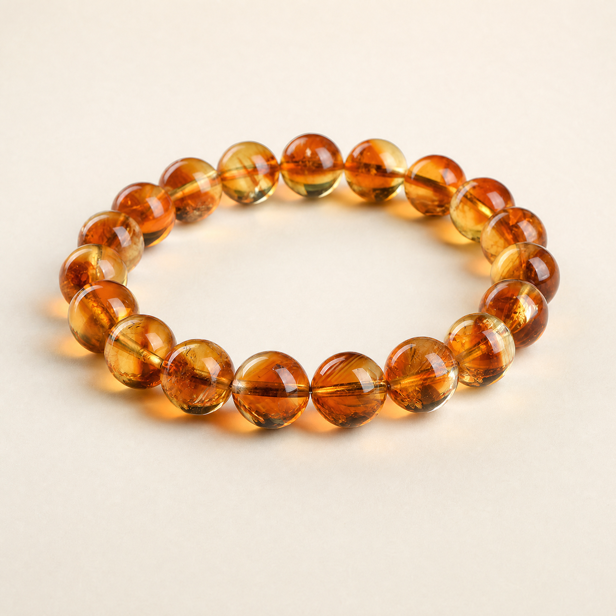 Citrine Pyramid Bracelet