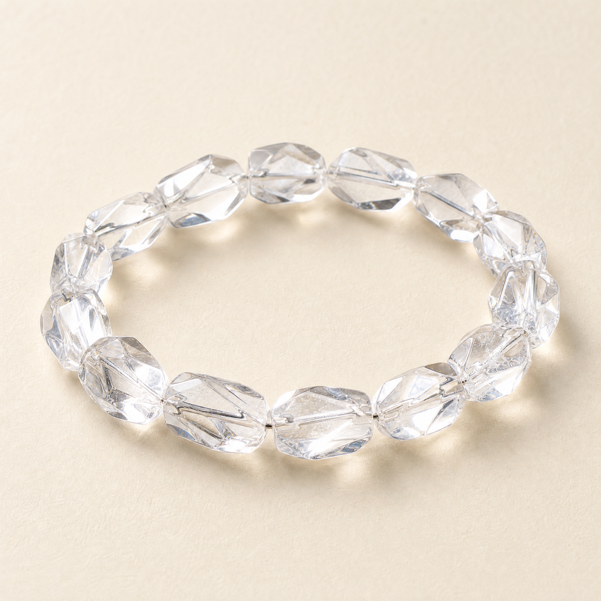 Freeform Clear Quartz Bracelet
