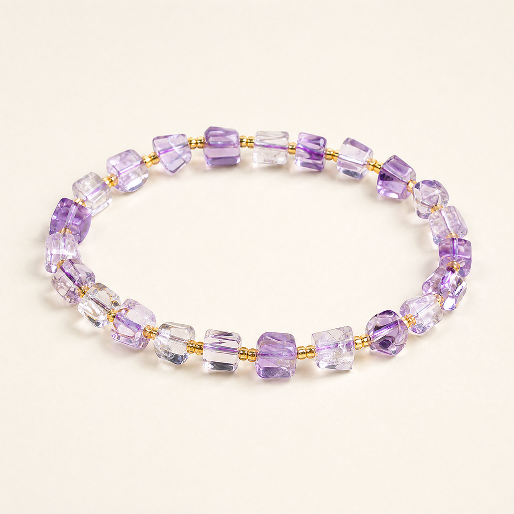Freeform Amethyst Bracelet
