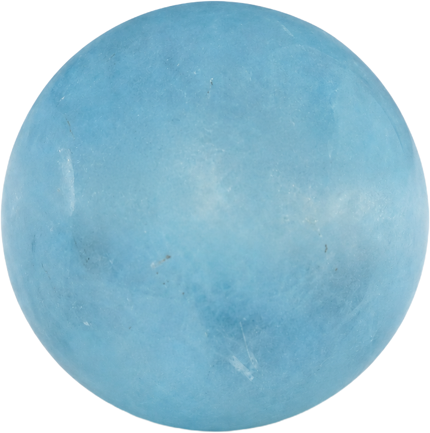 Light Blue Chalcedony Bead