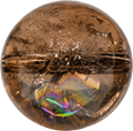 Smoky Azeztulite Bead