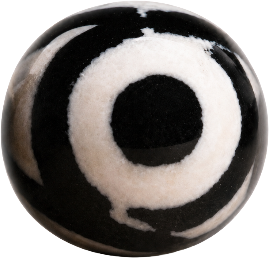 Three Eye Dzi Agate Bead