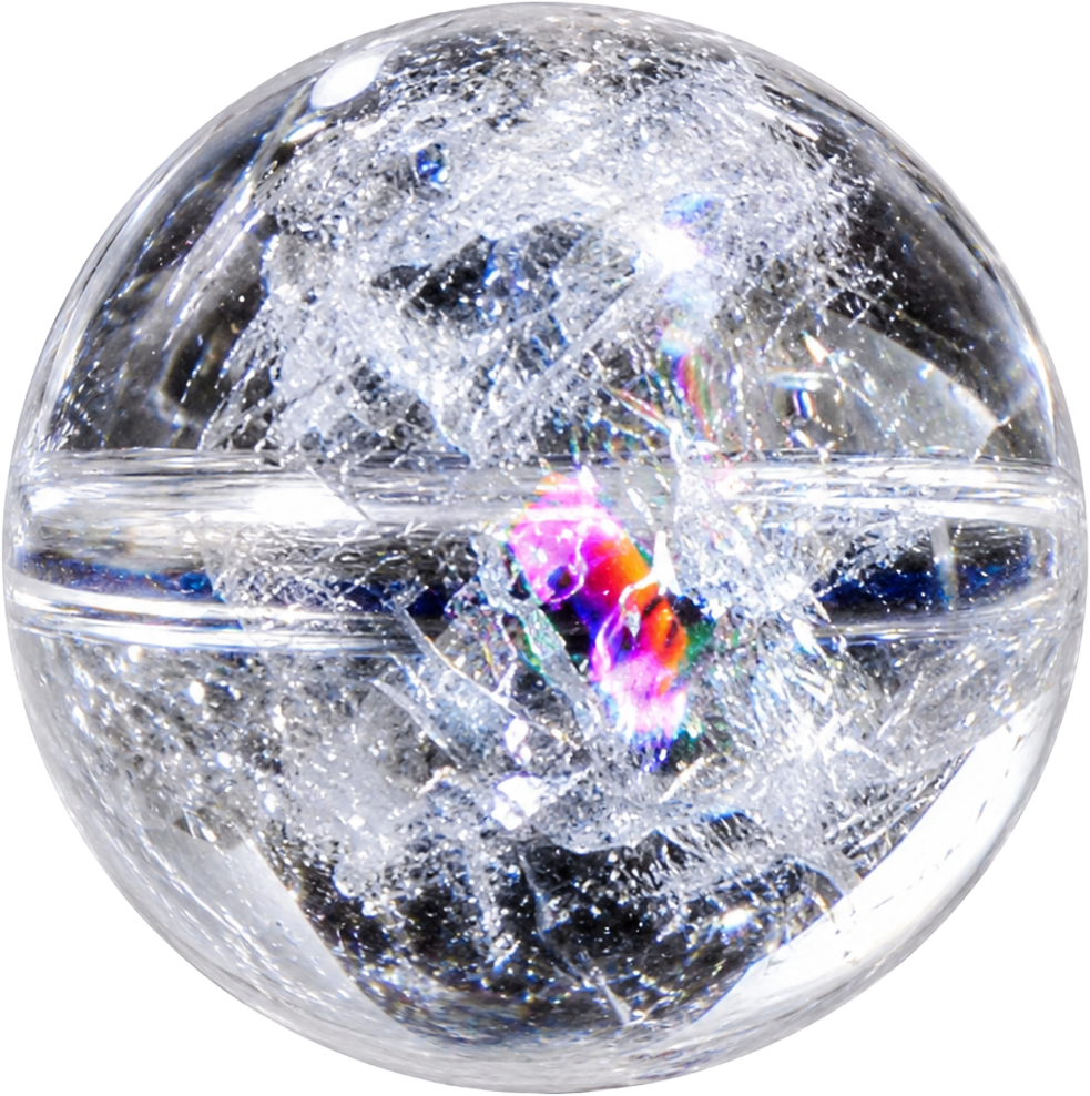 White Azeztulite Bead