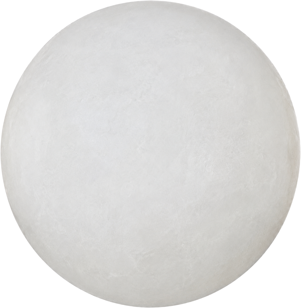 White Chalcedony Bead