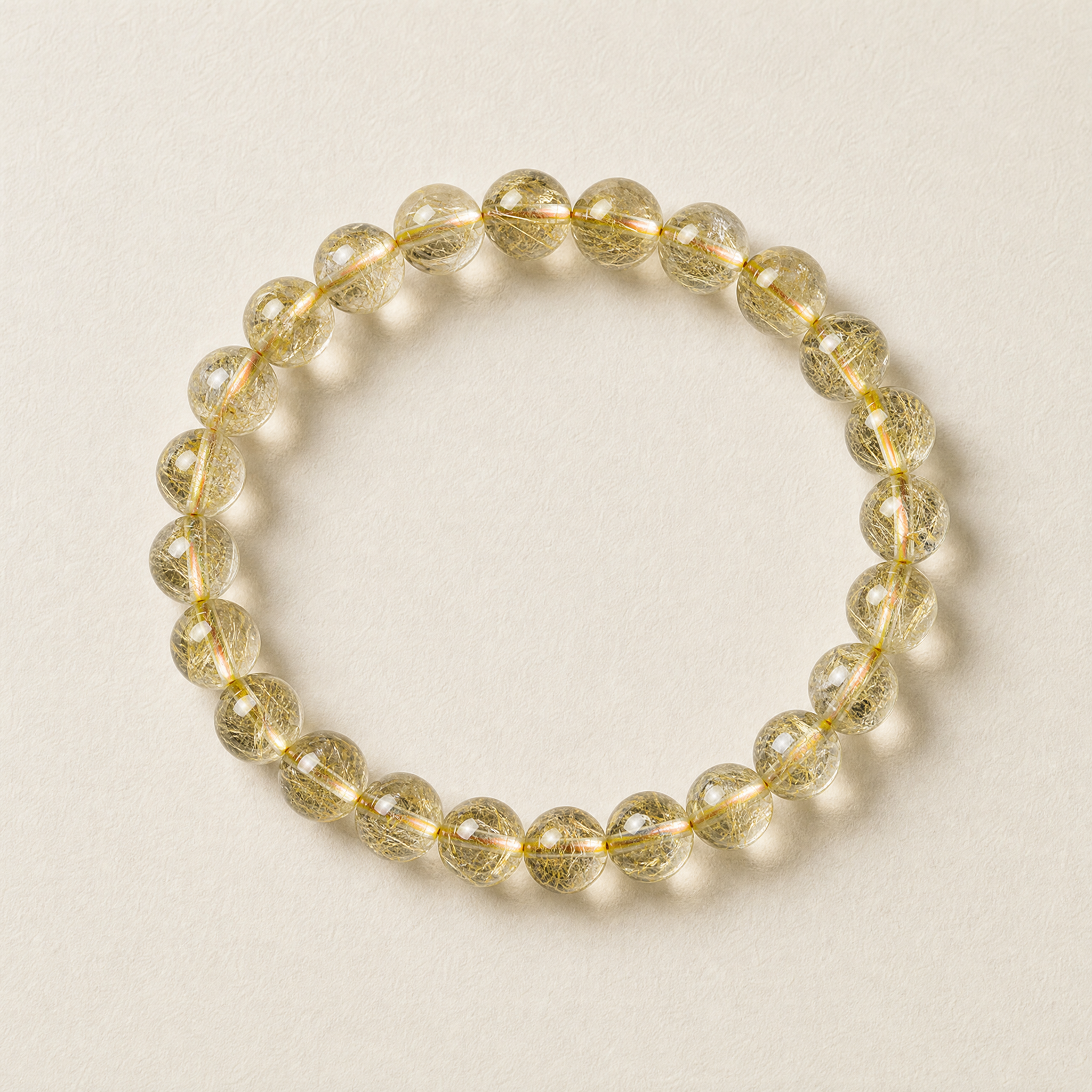 Golden Rutilated Quartz Bracelet