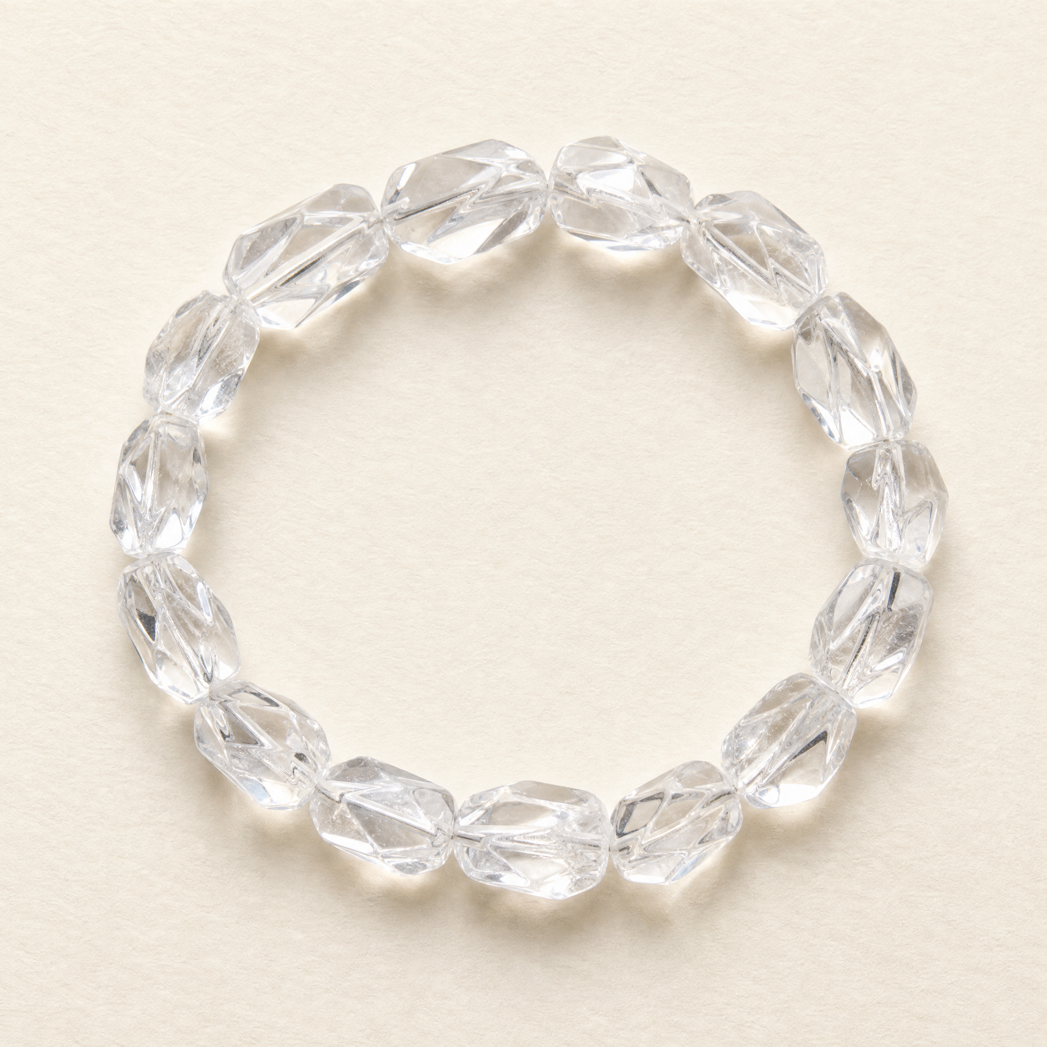 Freeform Clear Quartz Bracelet