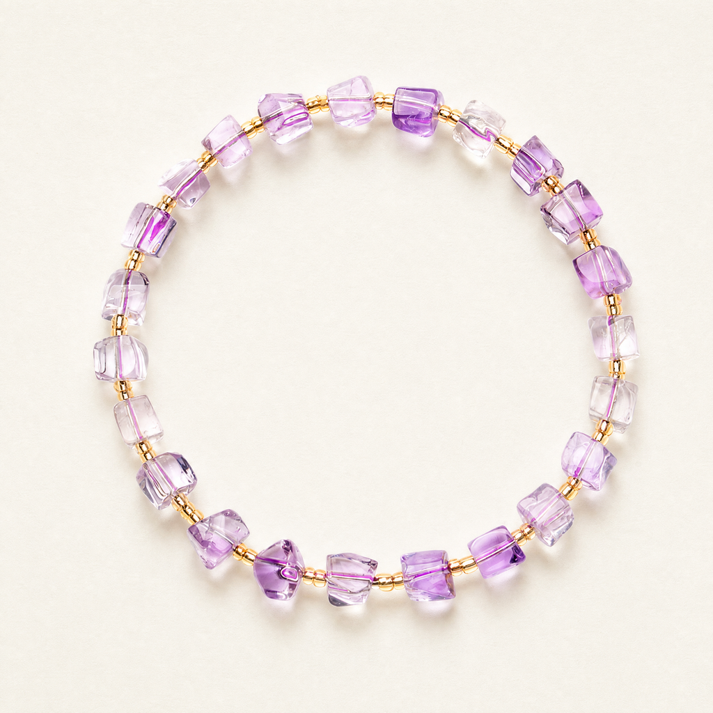 Freeform Amethyst Bracelet