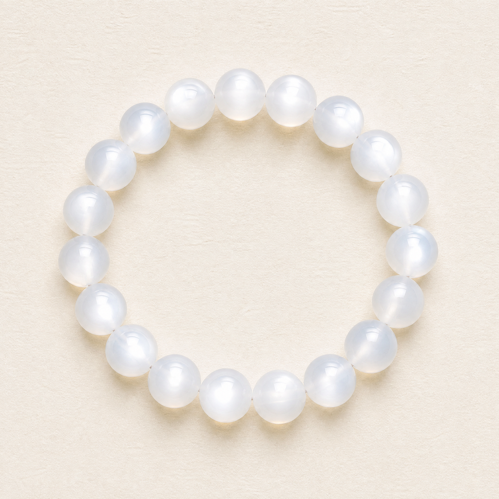 White Moonstone Bracelet