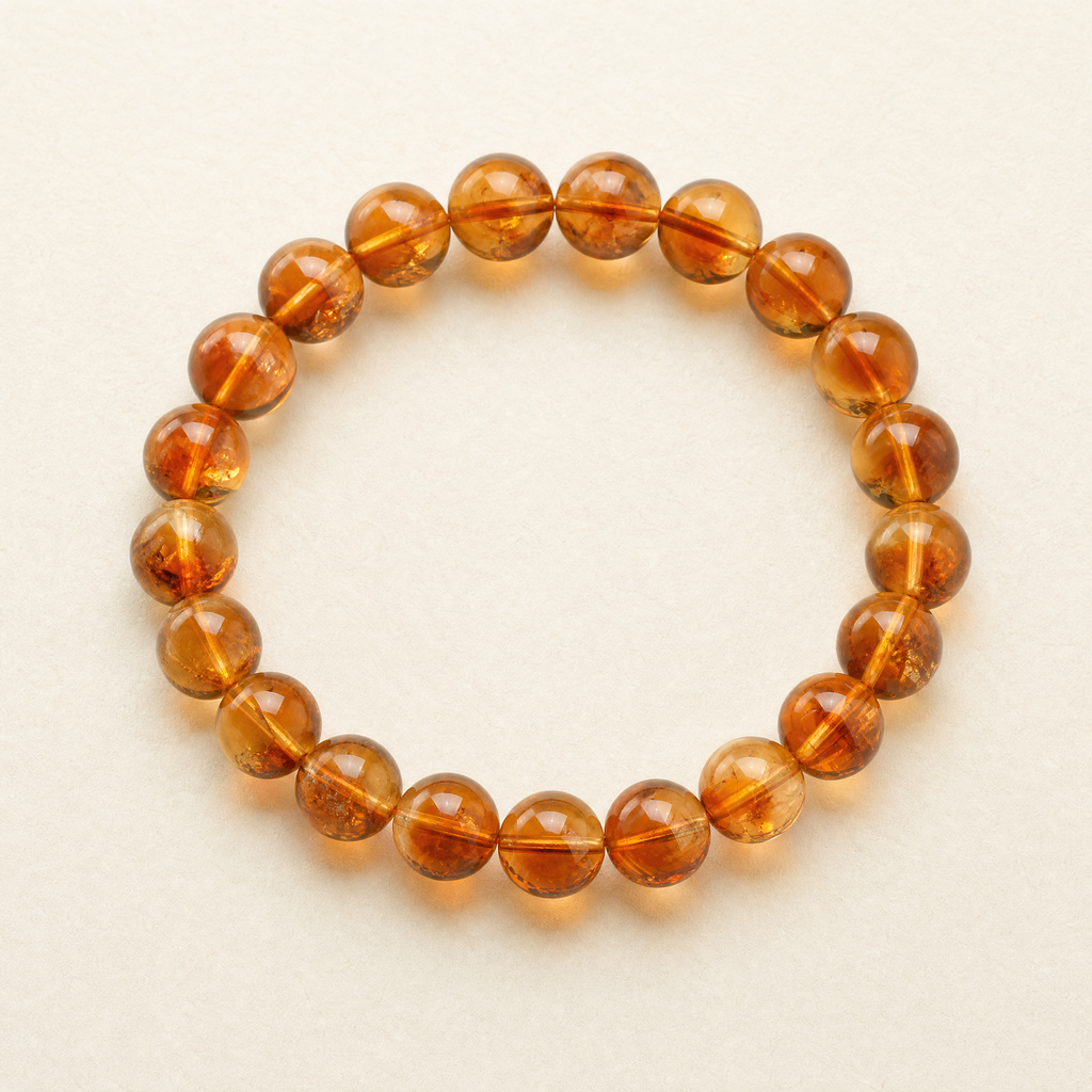 Citrine Pyramid Bracelet