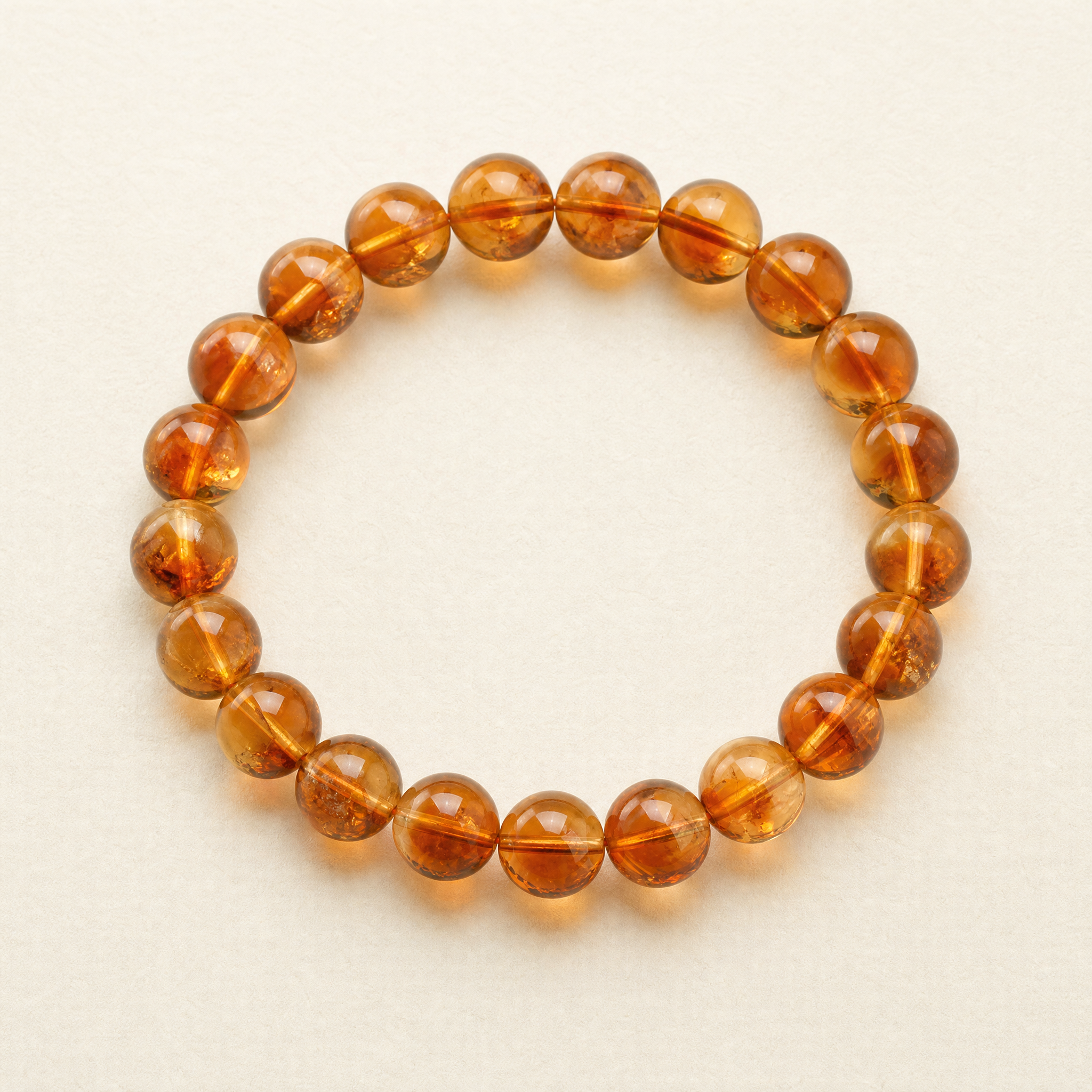 Citrine Pyramid Bracelet